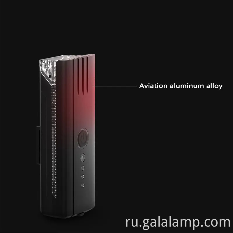 Конечный водонепроницаемый велосипедный рог и яркий светодиодный световой комбо